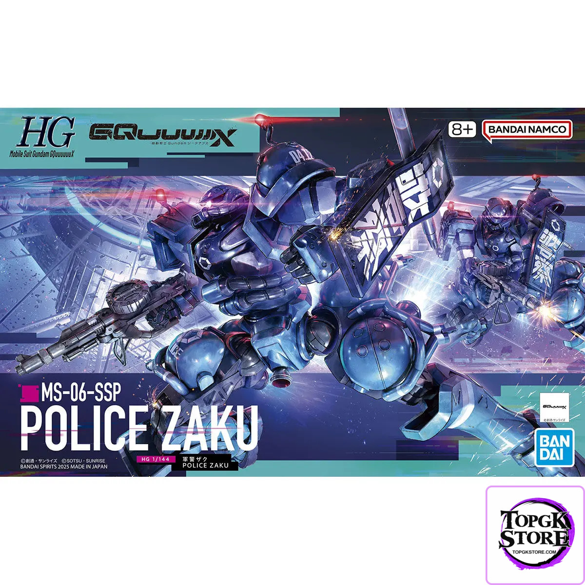 BANDAI – HG 1/144 POLICE ZAKU (Licensed) - Photo 3 | TopGKStore