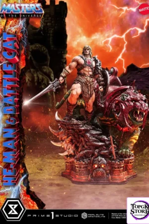 Prime 1 Studio - Real Elite Masterline Masters of the Universe He-Man X Battle Cat REMMOU-01 REMMOU-01UT REMMOU-01UTS (Licens