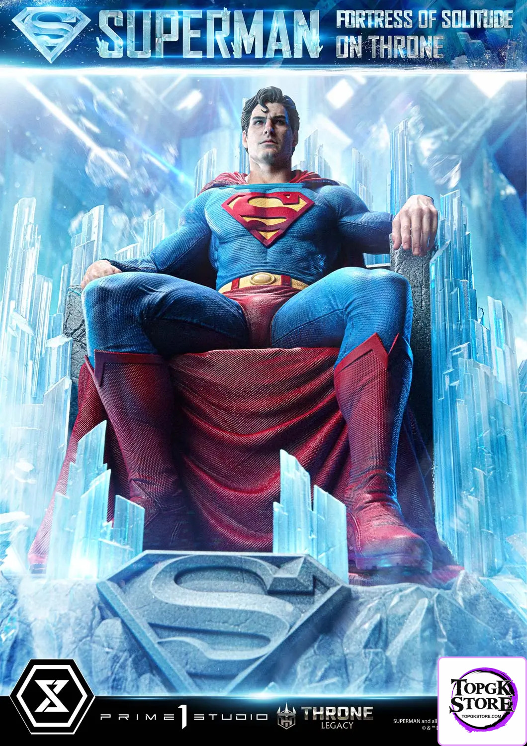 Prime 1 Studio – Superman (Comics) Superman Fortress of Solitude on Throne (Design by Gabriele Dell’Otto) TLCDC-0