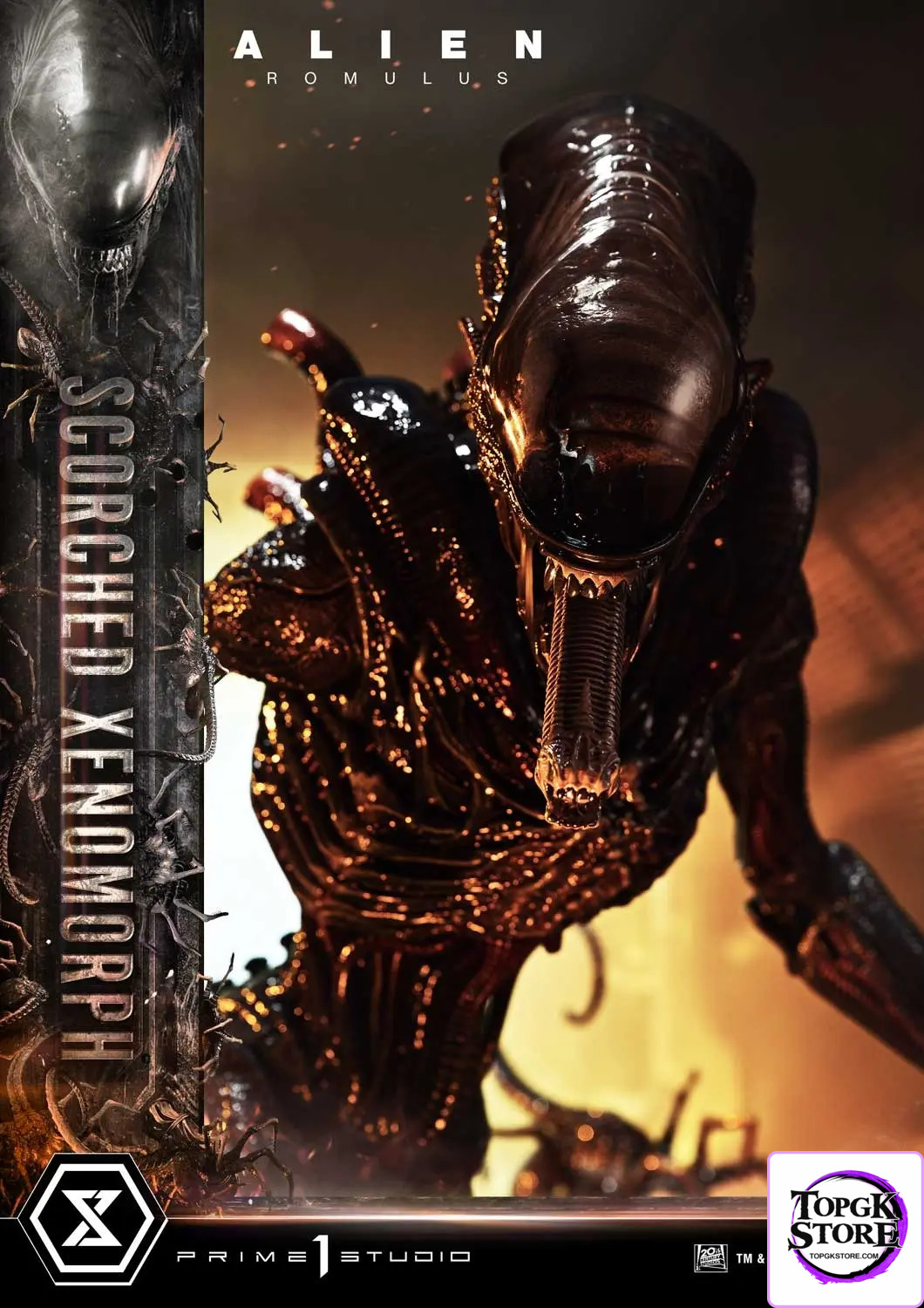 Prime 1 Studio – Museum Masterline XL Alien: Romulus Scorched Xenomorph MMXLAL-02 MMXLAL-02DX MMXLAL-02DXS (Licensed) -