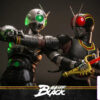 Hottoys – Kamen Rider Black Kamen Rider Black & Shadow Moon & Battle Hopper 1/6th scale Collectible Figure TMS1