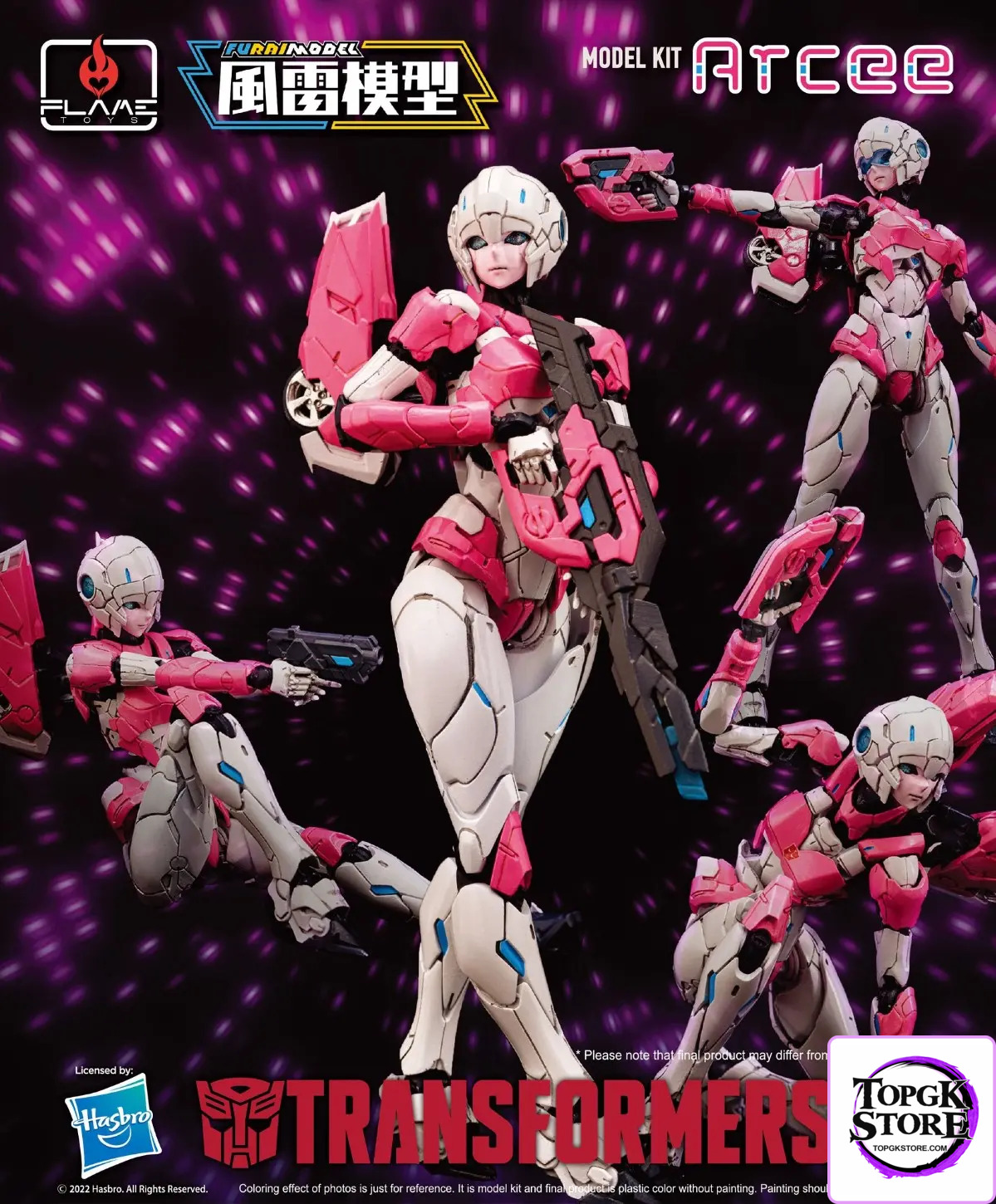Flametoys Studio & Sentinel Studio – Transformers MD002 Arcee model kit (Licensed) - Photo 1 | TopGKStore
