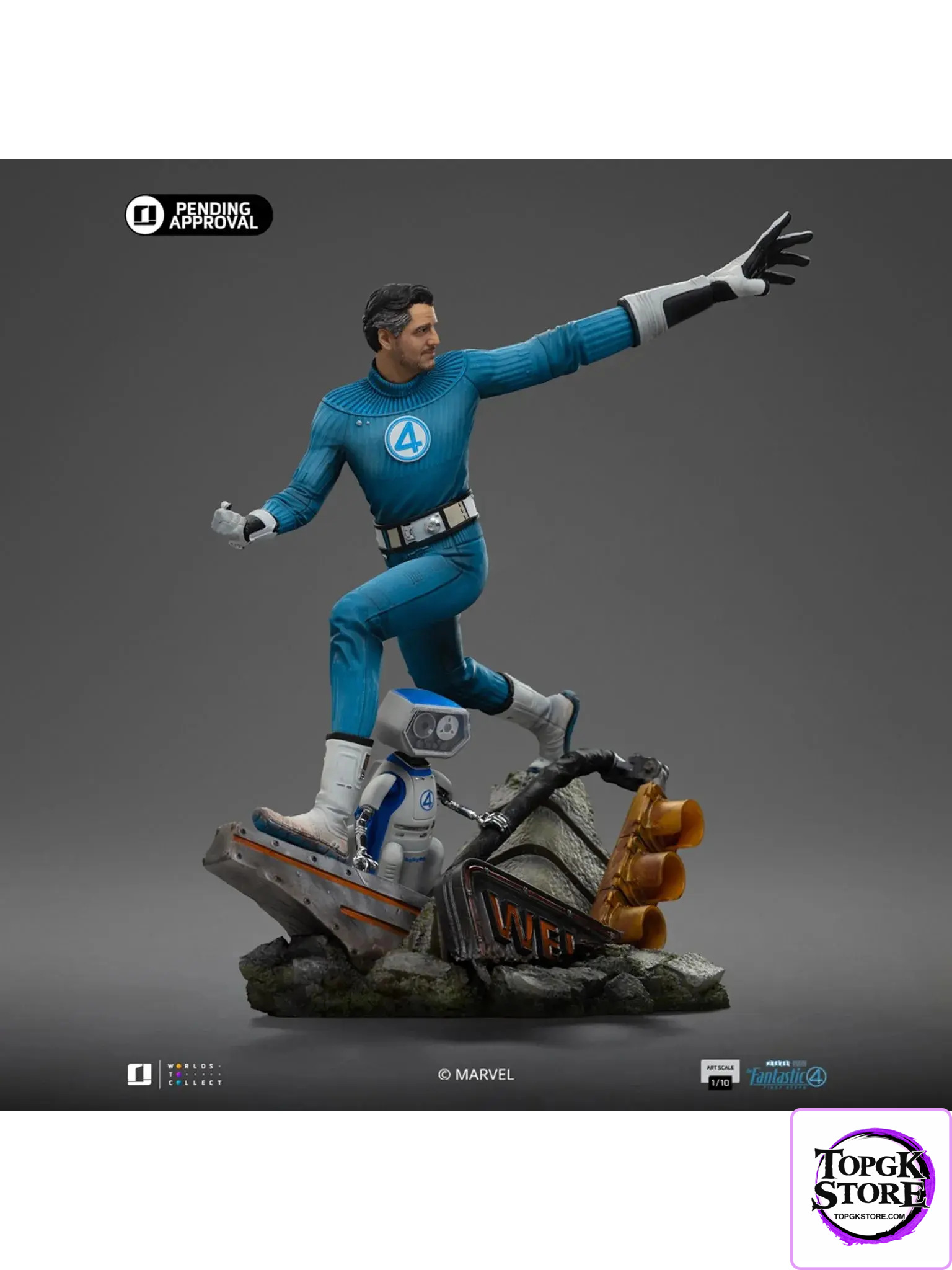 Iron Studio – The Fantastic Four: Invisible Woman & Mister Fantastic MARCAS202925-10 MARCAS203025-10 (Licensed) - P