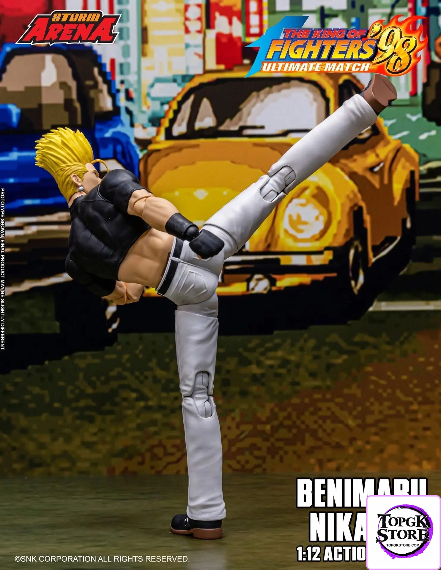 Storm Toys – 1/12 The King of Fighters ’98 Ultimate Match Nikaidou Benimaru Storm Arena (Licensed) - Photo 5 | To