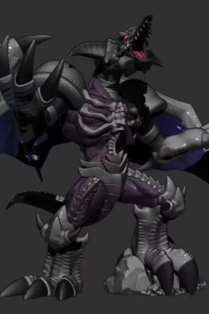 Divine Officer Studio – Yu-Gi-Oh! Kingdom Monster Series Black Skull Dragon - Photo 2 | TopGKStore