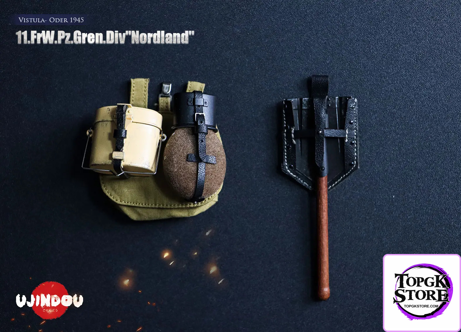 UJINDOU – 1/6 WWII 11. FrW. Pz. Gren. Div “Nordland”, Vistula – Oder 1945 UD9051 (Licensed) - Photo 4