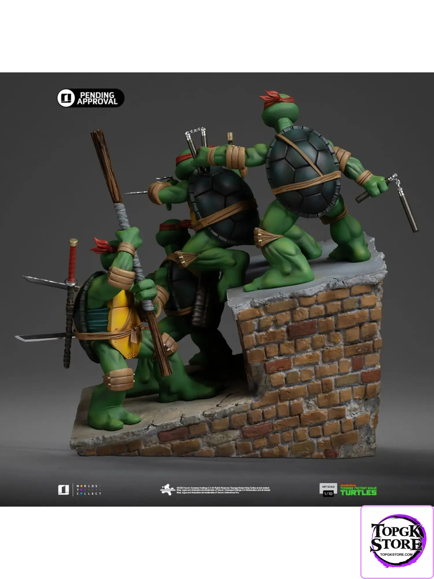 Iron Studio – TMNT 1st Cover Set Teenage Mutant Ninja Turtles NICKEL123825-10 (Licensed) - Photo 8 | TopGKStore
