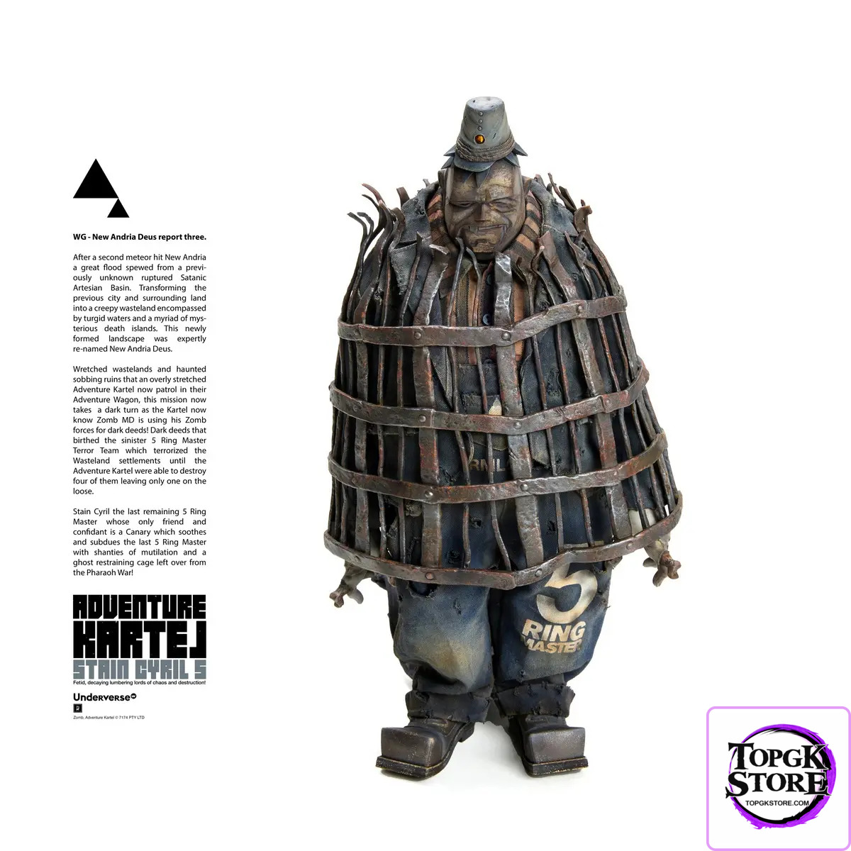 UNDERVERSE – Adventure Kartel 5 Ring Master – Stain Cyril 1/6 Action Figure (Licensed) - Photo 9 | TopGKStore