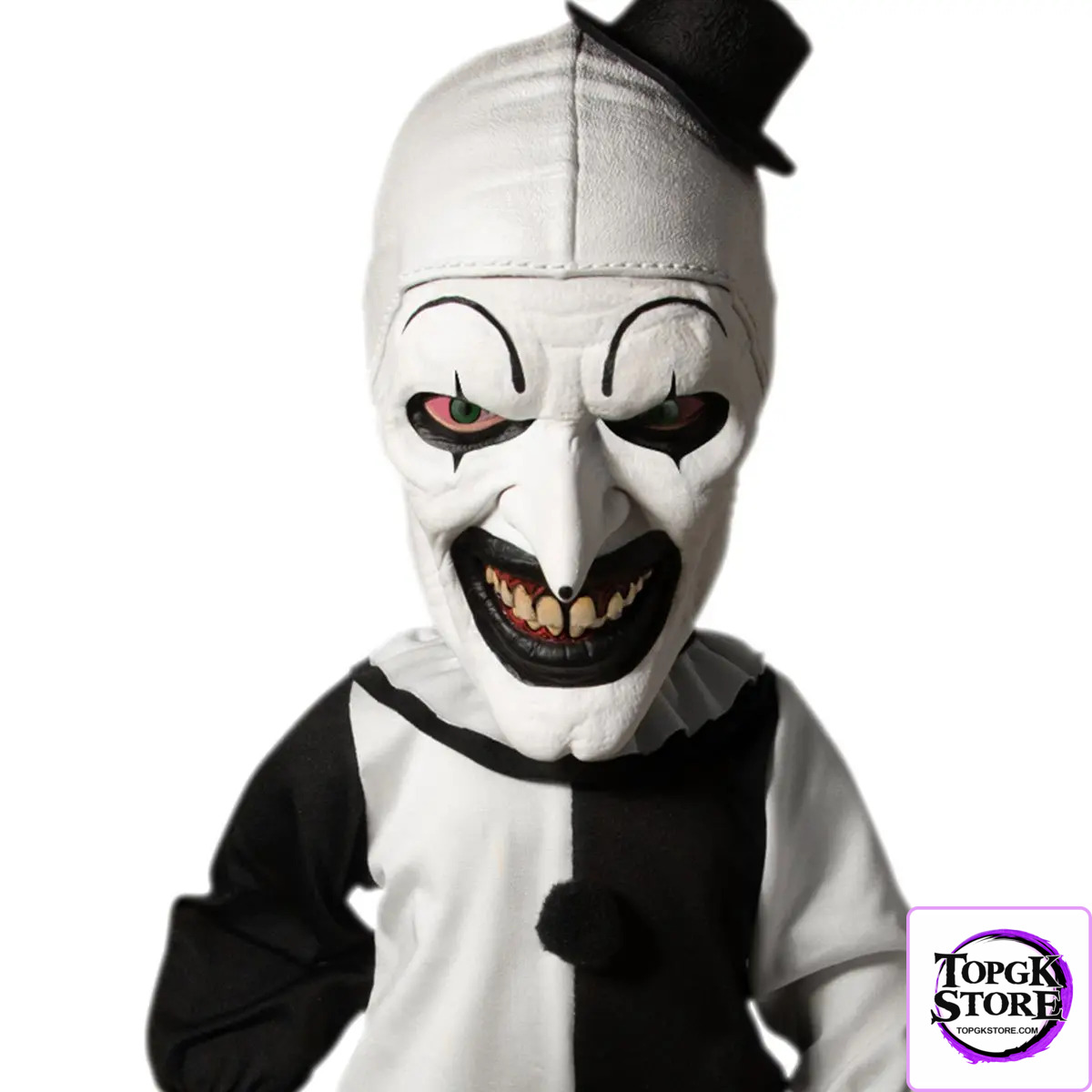 Mezco Studio – Terrifier: Art the Clown Doll & with Sound MDS Mega Scale 15-Inch Doll (Licensed) - Photo 20 | TopGK