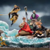 HAOYUTOYS – 1/12 myth series – Journey to the West Master and Apprentice Four-Person Set H22054 H22055 H22056 H22