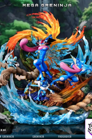 666 Studio – Mega Greninja Water Shuriken All Out Pokémon - Photo 1 | TopGKStore