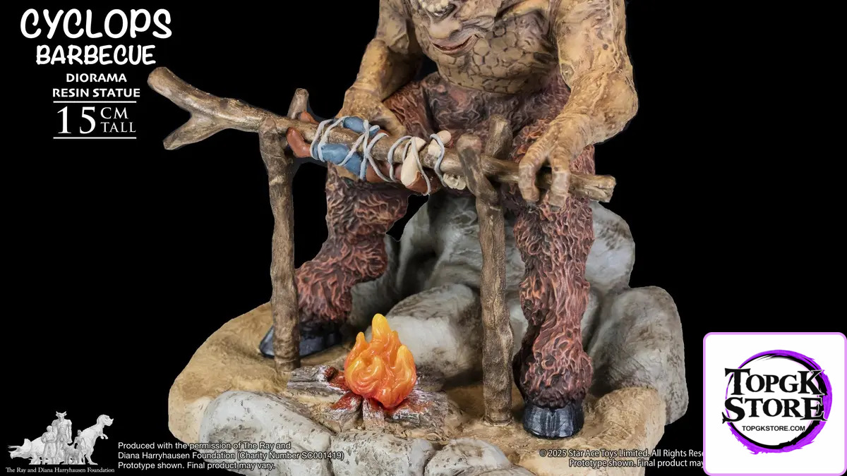 Star Ace Toys – Ray Harryhausen The 7th Voyage of Sinbad Cyclops with Roast Base Diorama SA8063 (Licensed) - Photo 8 |