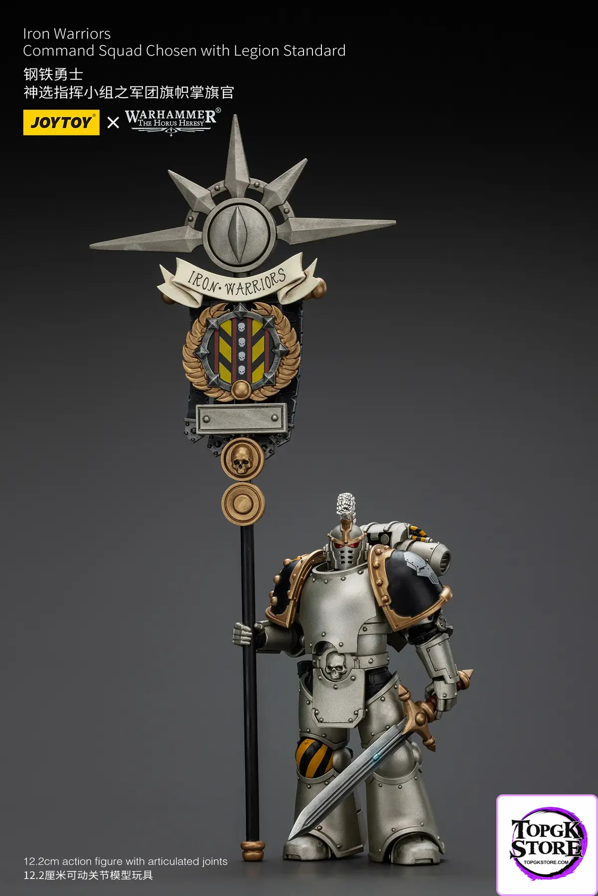 JOYTOY – Iron Warrior Legion Banner Bearer of the Chosen Command Squad JT01765 (Licensed) - Photo 8 | TopGKStore