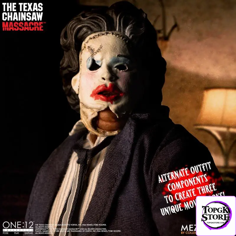 Mezco Studio -The Texas Chainsaw Massacre (1974) Leatherface Deluxe Edition (Licensed) - Photo 2 | TopGKStore