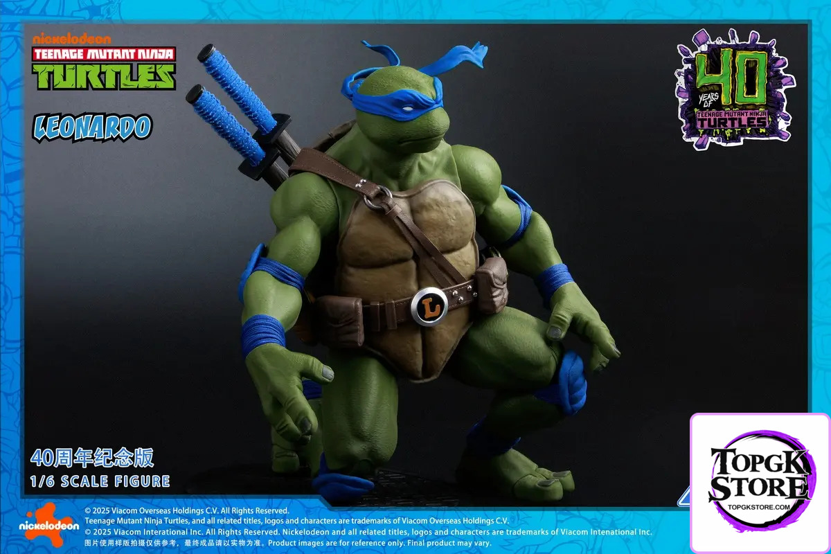 BIGFTOYS – BIGF-001 Leonardo 40th Anniversary Edition 1/6 Scale Action Figure (Licensed) - Photo 9 | TopGKStore