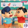 IO CREATIONS – Crayon Shin-chan Q-Bounce Series Kazama & Nohara Shinnosuke Soft Vinyl Articulated Figure (Licensed)
