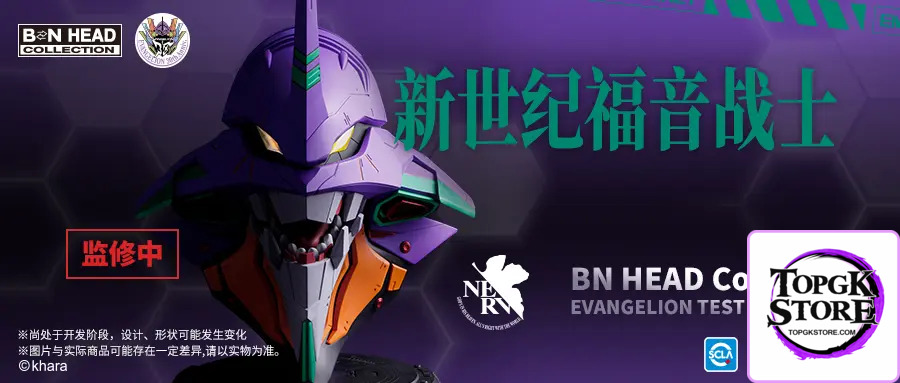 BANDAI & BN HEAD Collection – Neon Genesis Evangelion Experimental Type-01 Head TYPE-01 Ver. (Licensed) - Photo 8 |
