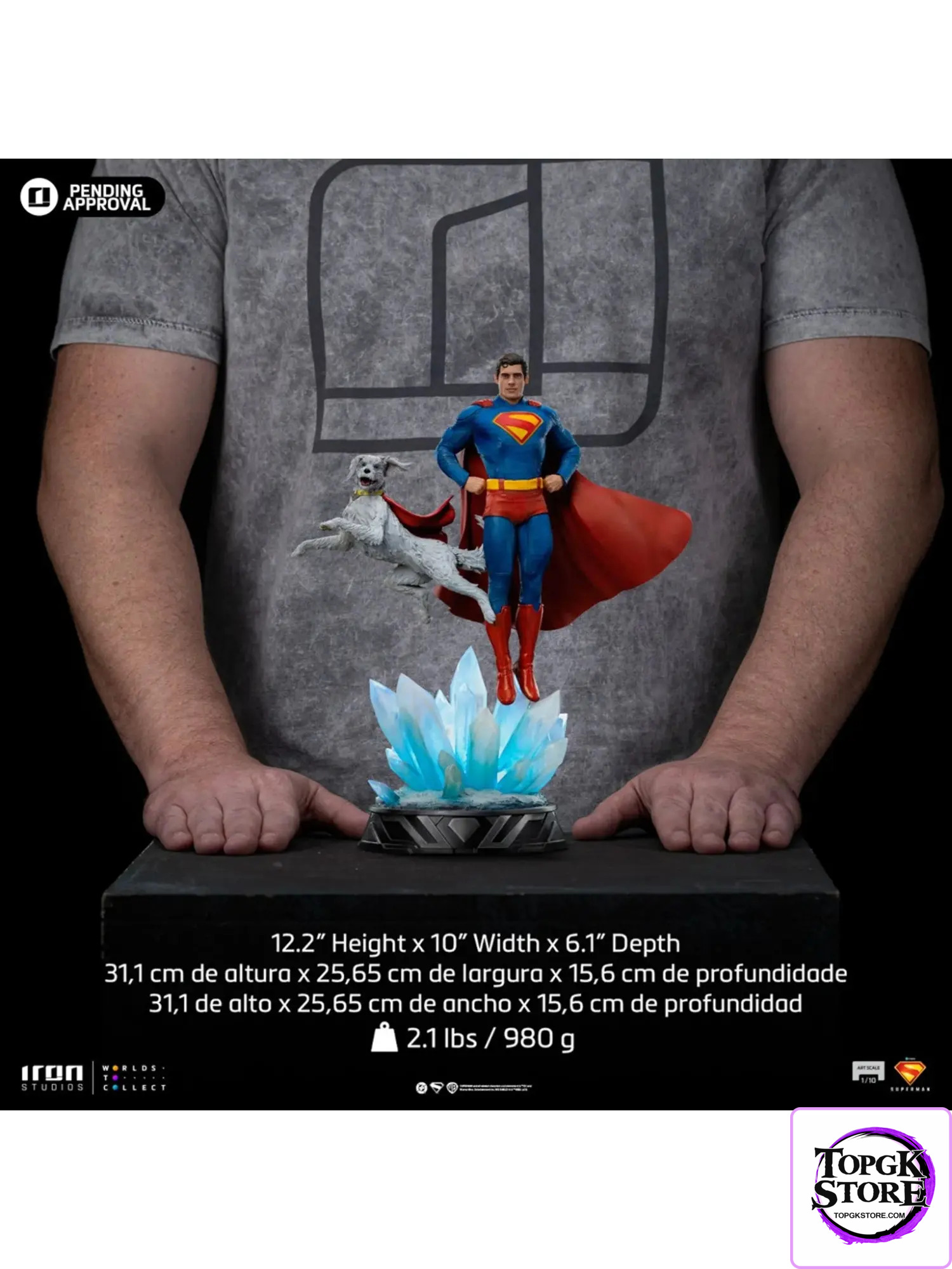 Iron Studio – Superman: Legacy Superman and Krypto SMMOVIE203525-10 (Licensed) - Photo 7 | TopGKStore