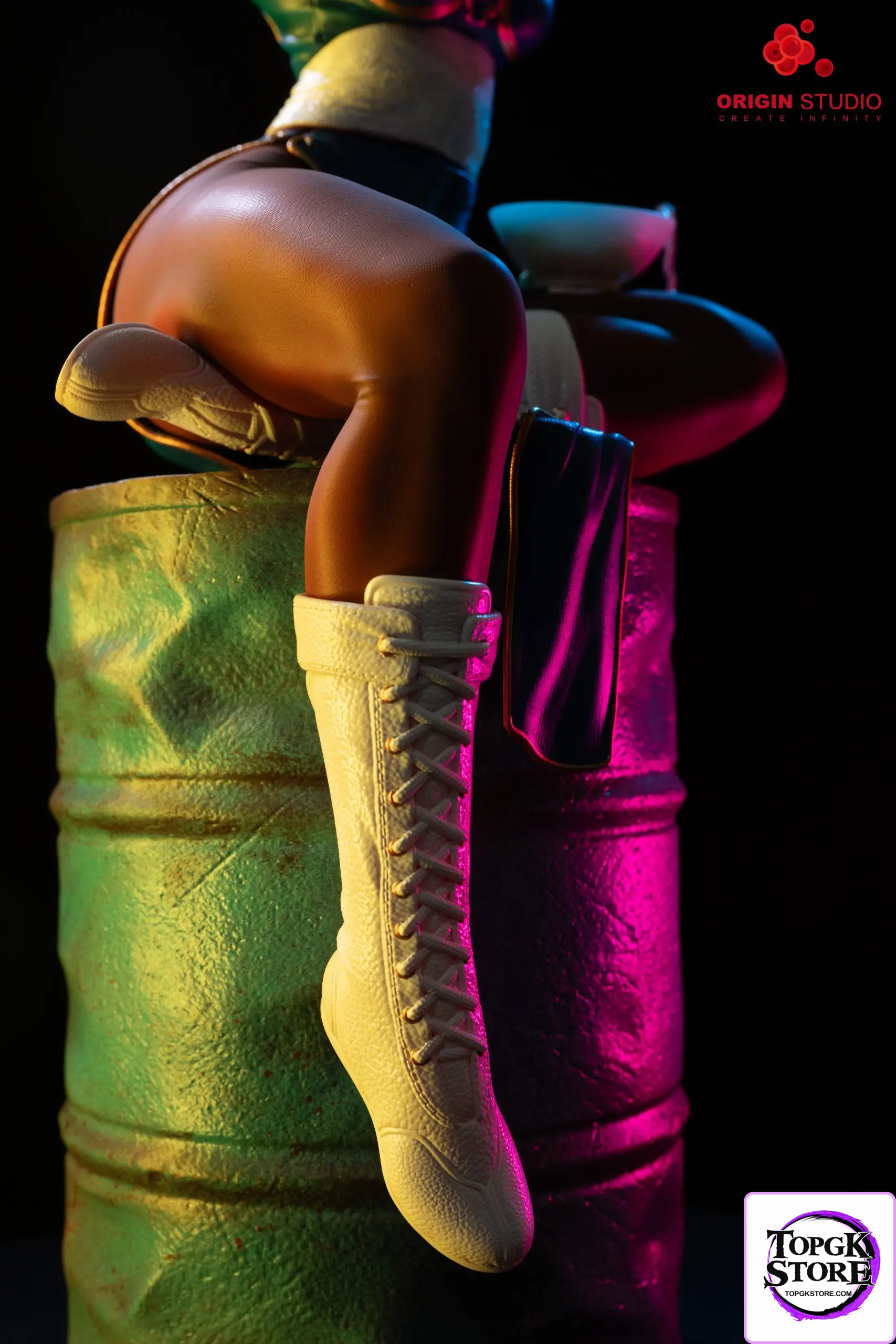ORIGIN Studio – King of Fighters Light Statue of a Female Fighter Chun - Photo 7 | TopGKStore