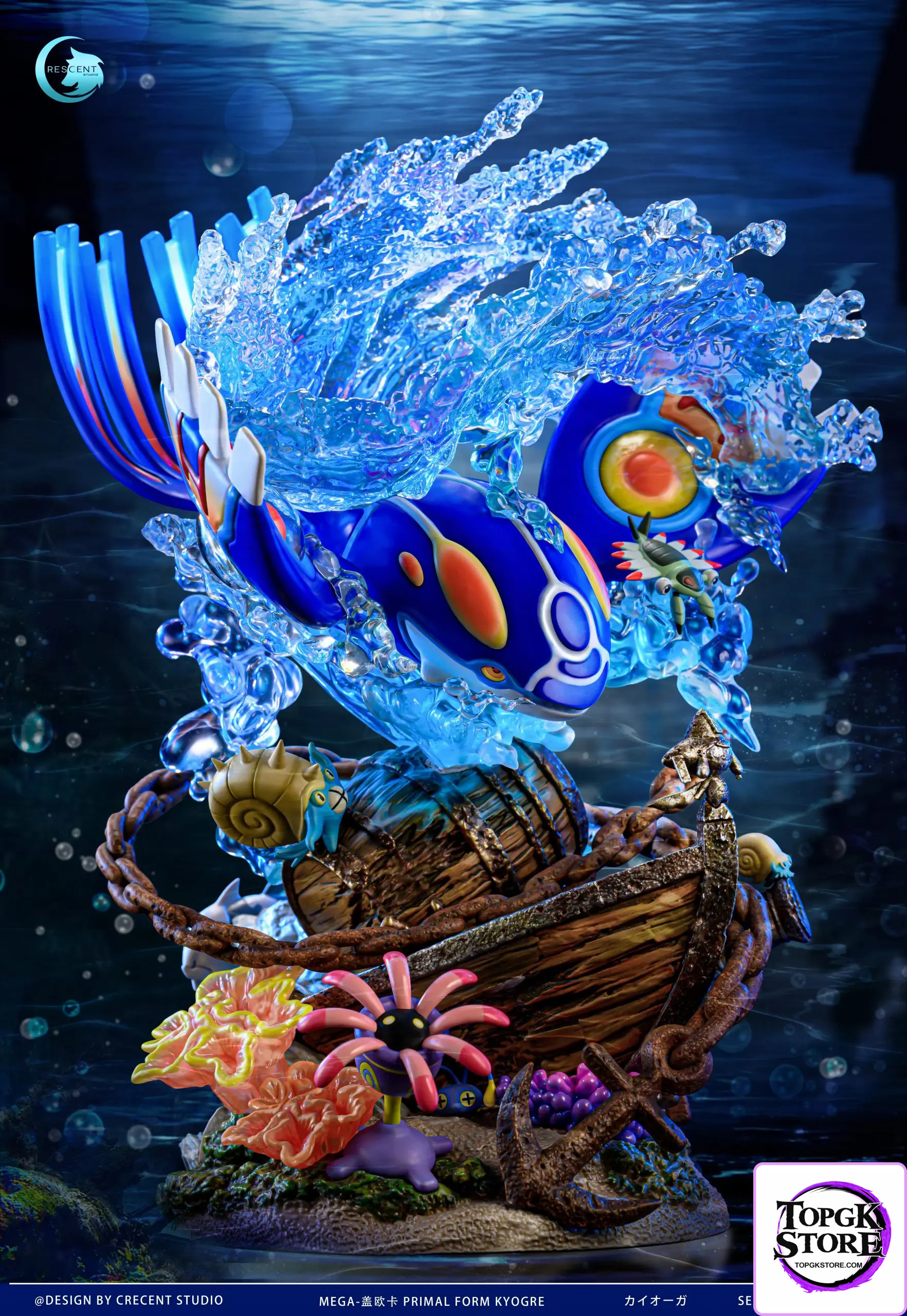 Crescent Studio – Pokémon Ocean Overlord Kyogre - Photo 1 | TopGKStore