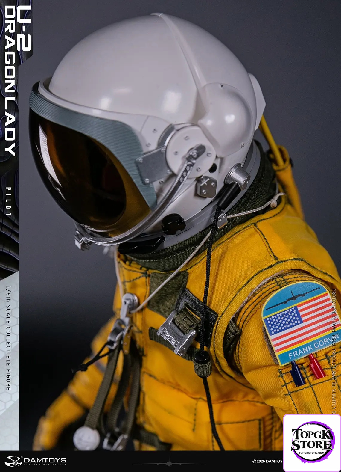 DAMTOYS – 1/6 Scale U-2 Dragon Lady Reconnaissance Aircraft Pilot NO.78110 (Licensed) - Photo 10 | TopGKStore