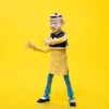 AINT Production – 1/12 Scale Old Master Q 60th Anniversary Edition Action Figure HKCC-01 (Licensed) - Photo 7 | TopGKSt