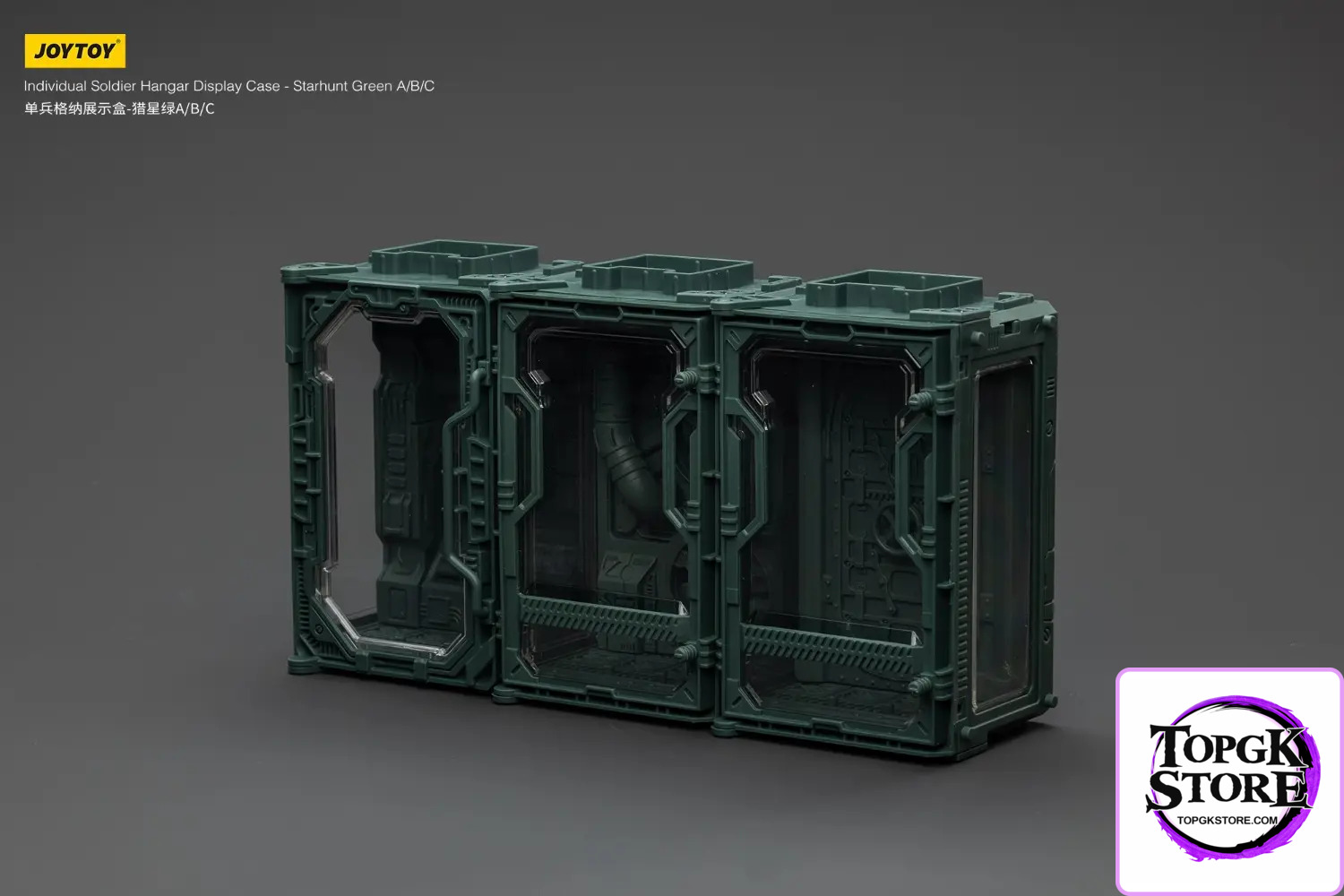 JOYTOY – Individual Soldier Hangar Display Case – Starhunt Green & Titanium Grey & Shadow Black A B C (Li