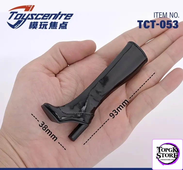 Toyscentre Studio – 1/6 Military Boots Martin Boots & Women’s Pointed Leather Sandals & Black patent leat