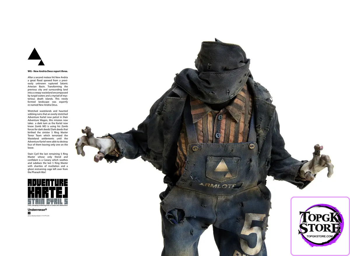 UNDERVERSE – Adventure Kartel 5 Ring Master – Stain Cyril 1/6 Action Figure (Licensed) - Photo 11 | TopGKStore