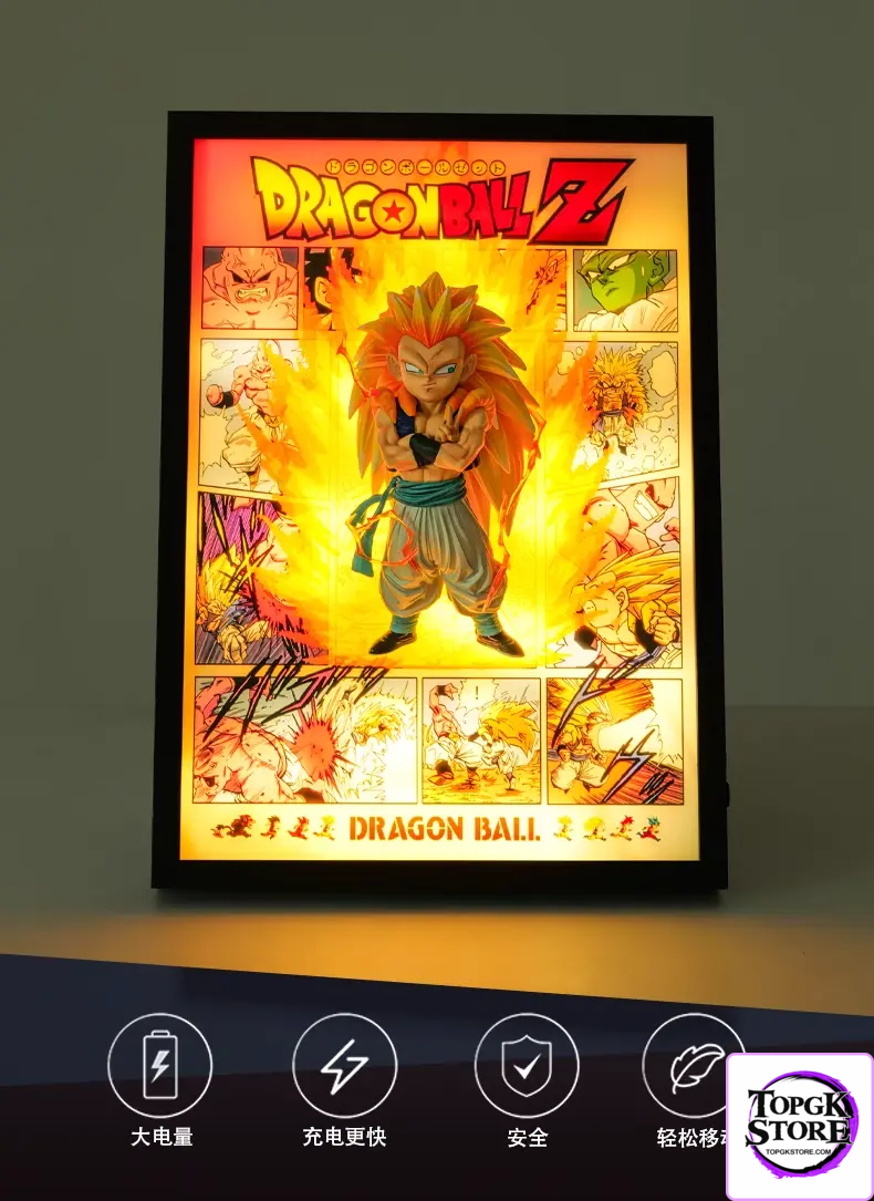 Time tree Studio – Dragon Ball Son Goku & Gotenks Decorative 3D Stereoscopic Painting - Photo 7 | TopGKStore