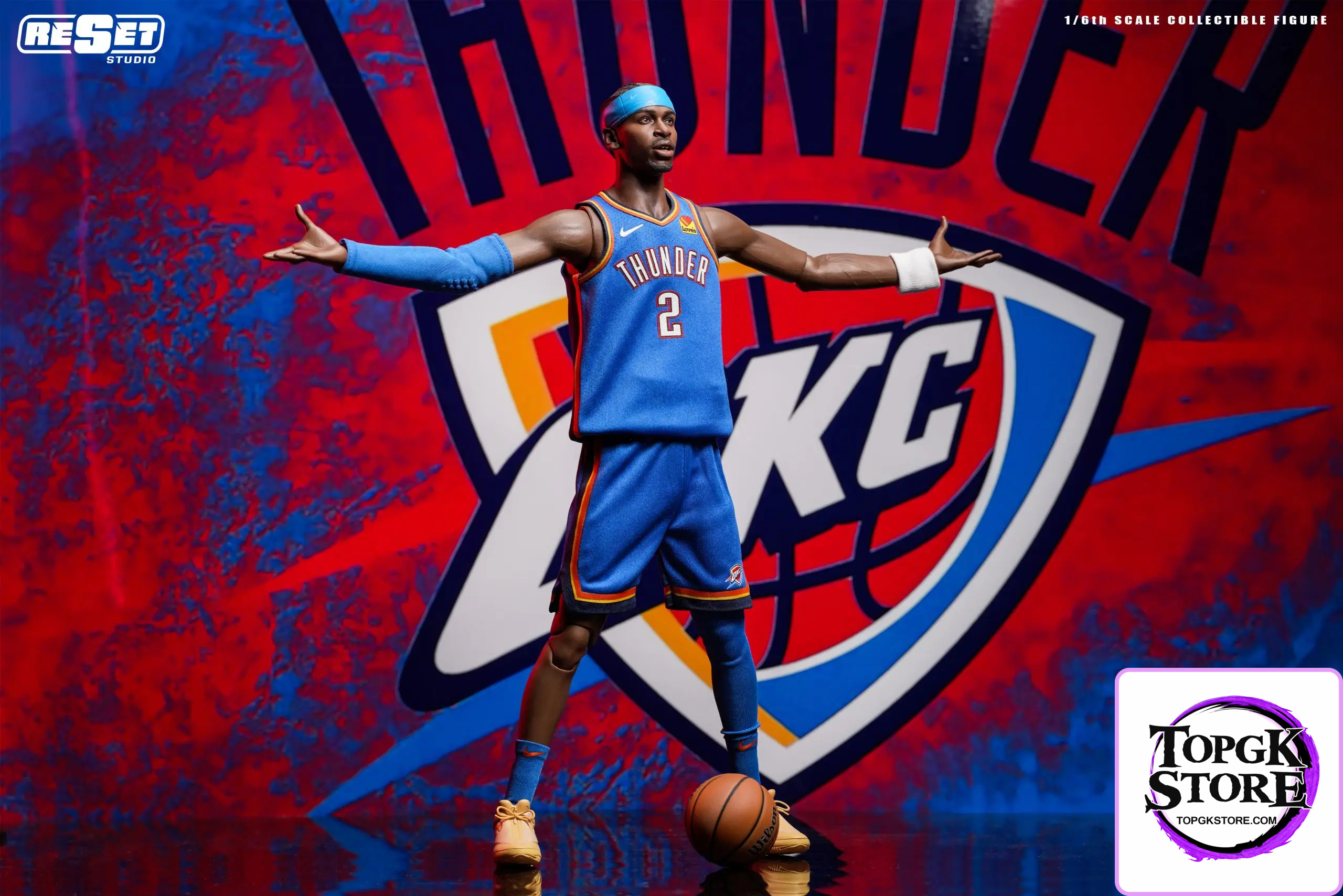Reset Studio – NBA Oklahoma City Thunder’s Alexander 1/6th Scale Collectible Action Figure Set - Photo 10 | TopGK