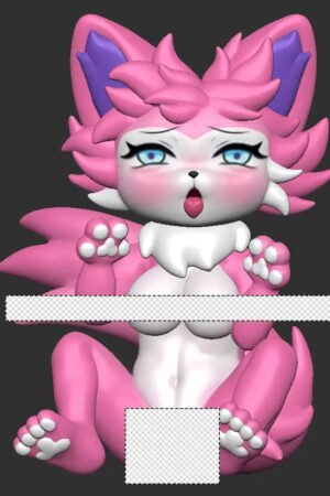 Wang Qing Gu Studio – Furry Eevee Original - Photo 2 | TopGKStore