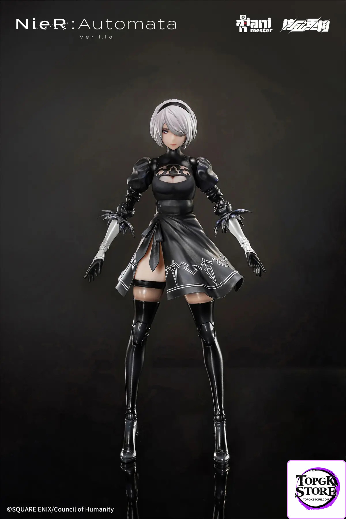 AniMester X Nuclear Gold Reconstruction – YoRHa No.2 Type B – 1/9 Scale Action Figure (Licensed) - Photo 5 | TopG