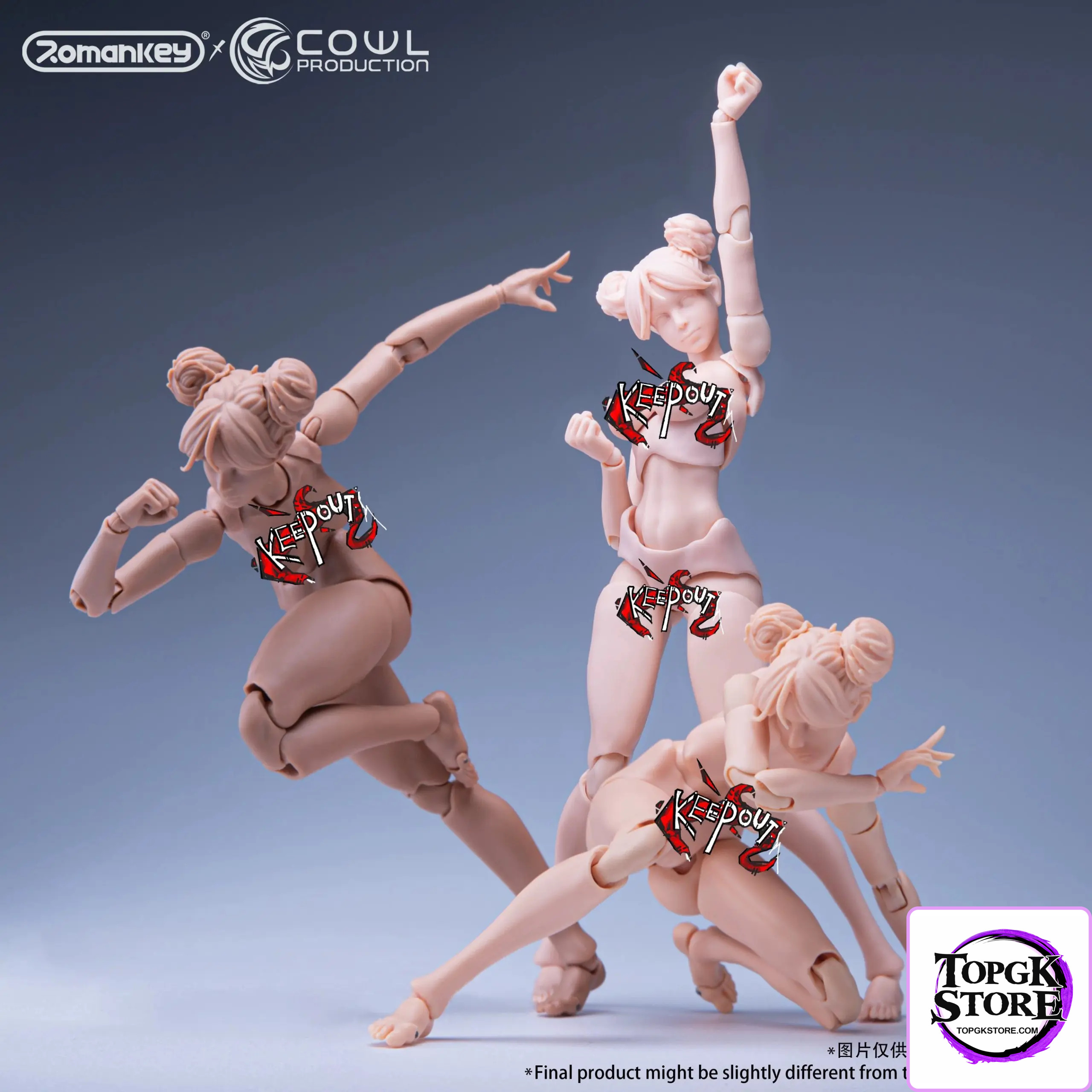 Romankey Studio – 1/12 Scale Highly Articulated Female Body Reissue (Licensed) - Photo 1 | TopGKStore