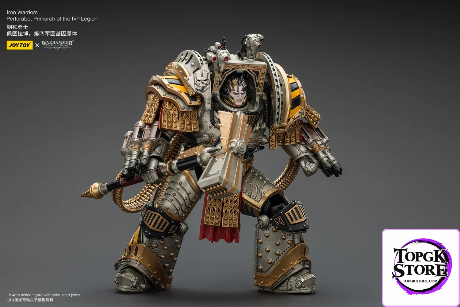 JOYTOY – Iron Warriors Perturabo, Primarch of the lVth Legion (Licensed) - Photo 10 | TopGKStore