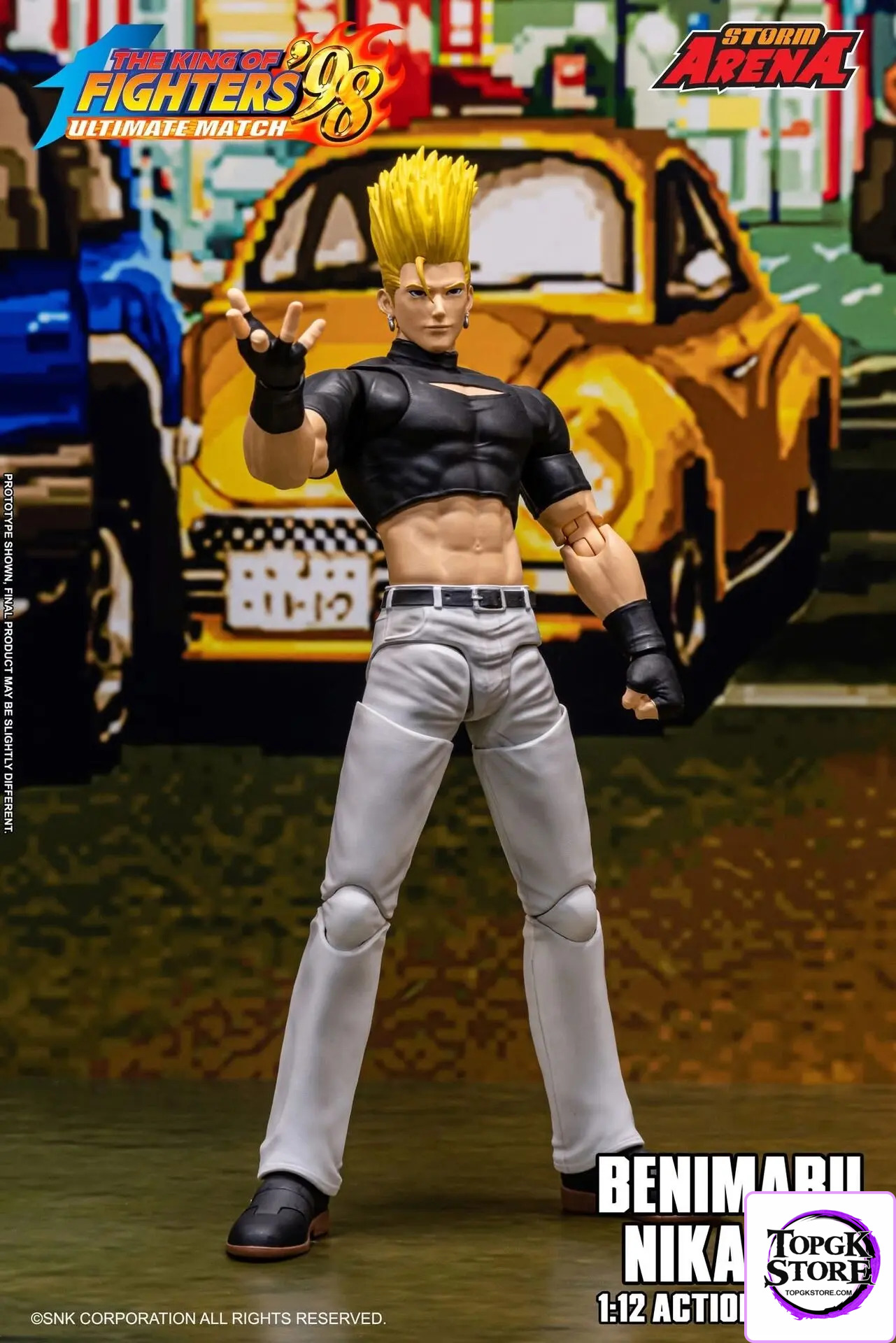 Storm Toys – 1/12 The King of Fighters ’98 Ultimate Match Nikaidou Benimaru Storm Arena (Licensed) - Photo 6 | To