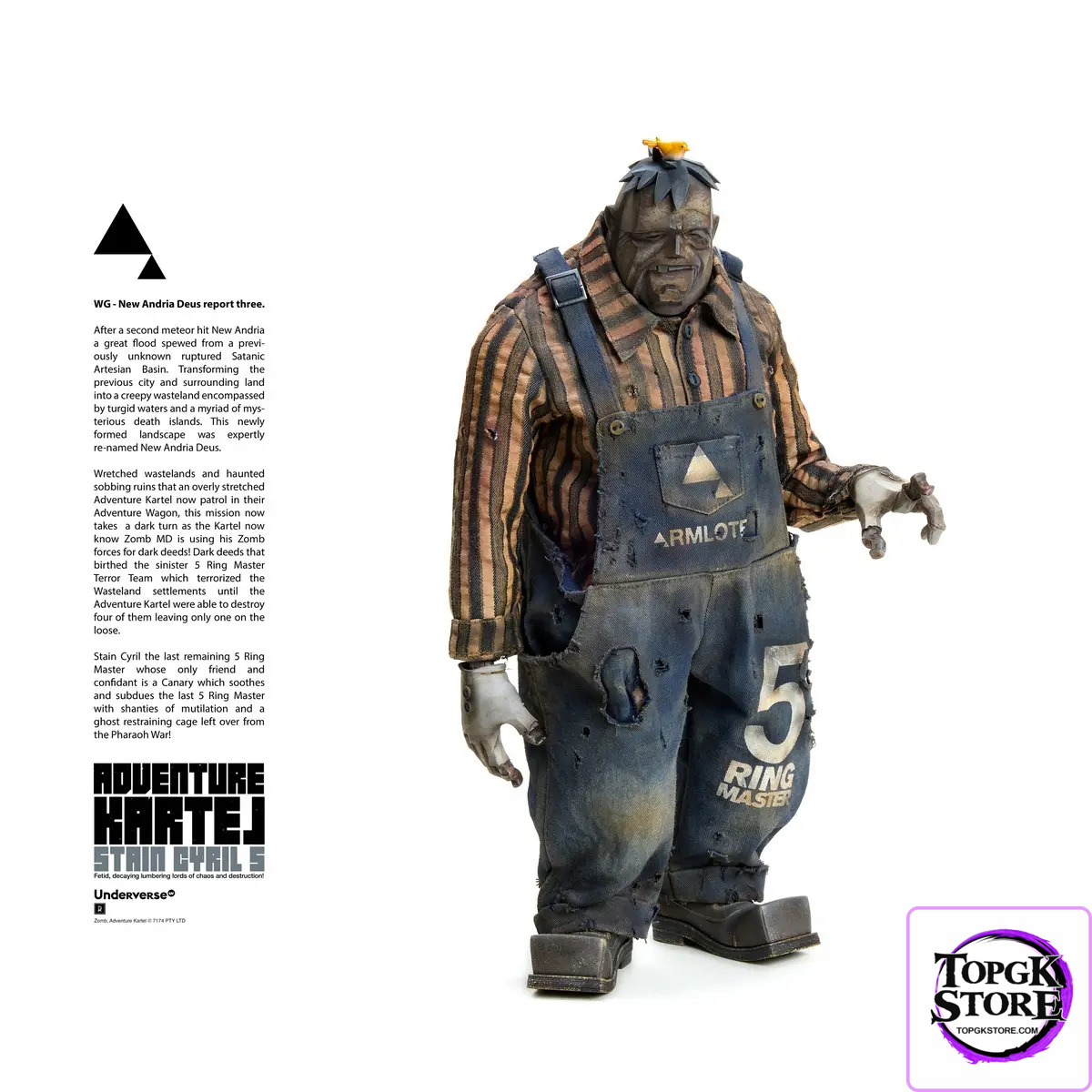 UNDERVERSE – Adventure Kartel 5 Ring Master – Stain Cyril 1/6 Action Figure (Licensed) - Photo 1 | TopGKStore