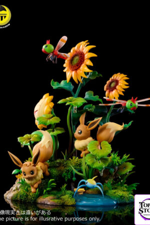 MoonShadow Studio – Pokémon Nature Series Eevee #5 Eevee and Pikachu Scene - Photo 2 | TopGKStore