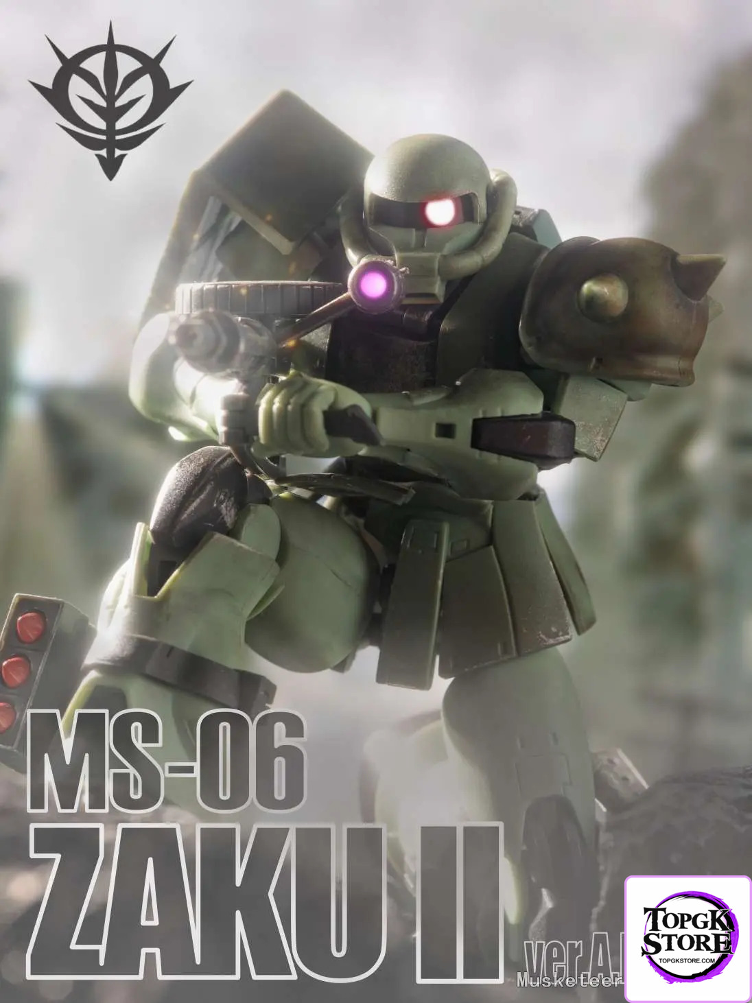 BANDAI – ROBOT Spirits SIDE MS MS-06 Mass Production Zaku ver. A.N.I.M.E. (Licensed) - Photo 1 | TopGKStore