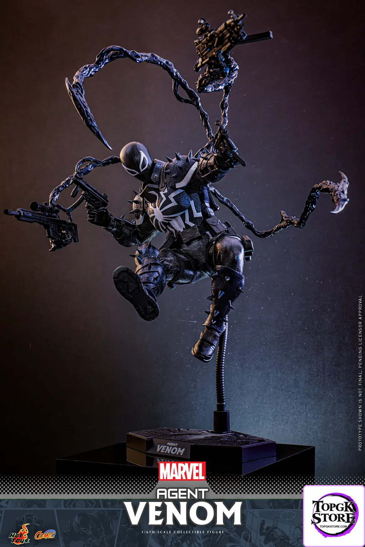 Hottoys – Marvel 1/6 CMS025 Agent Venom (Licensed) - Photo 17 | TopGKStore
