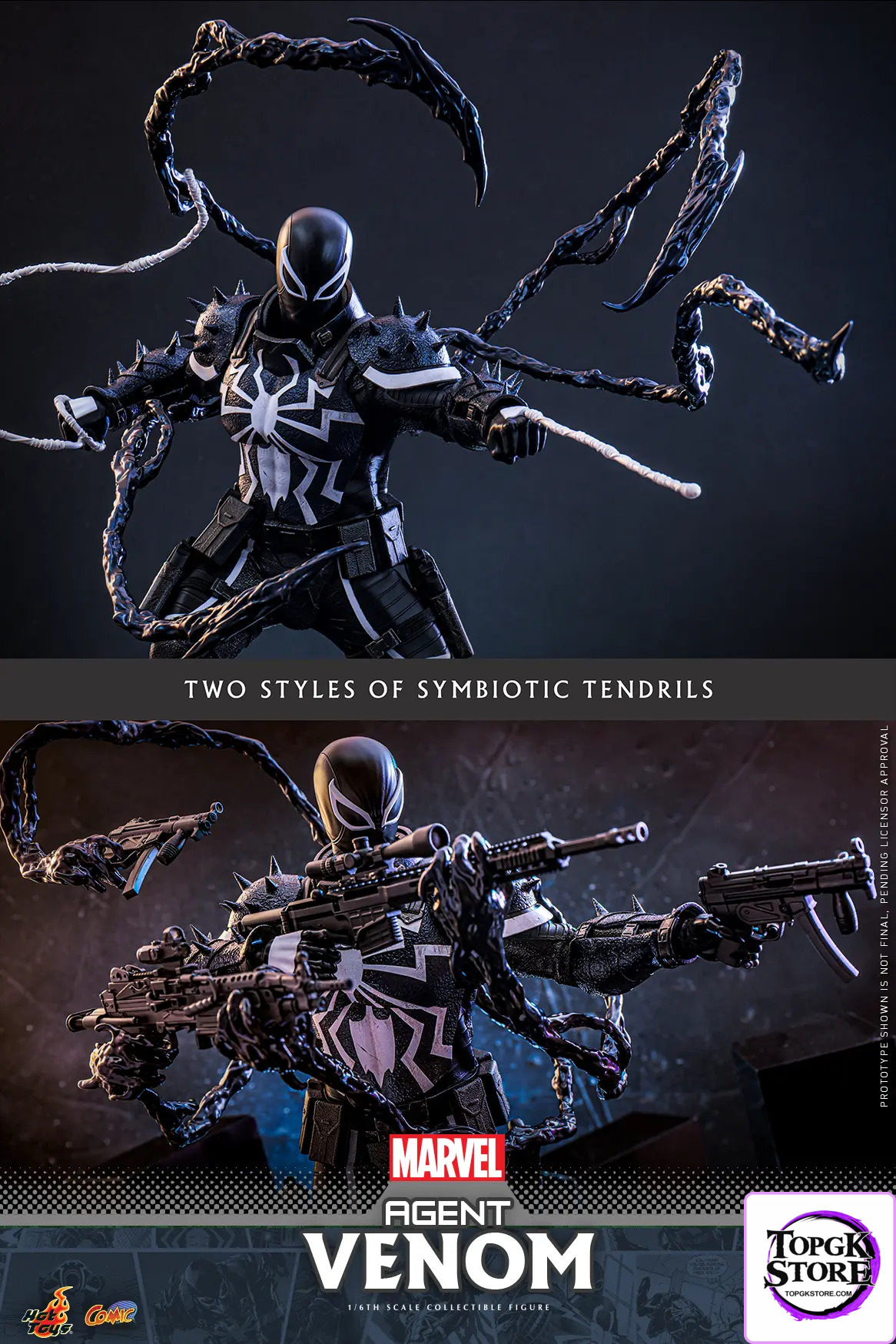 Hottoys – Marvel 1/6 CMS025 Agent Venom (Licensed) - Photo 2 | TopGKStore