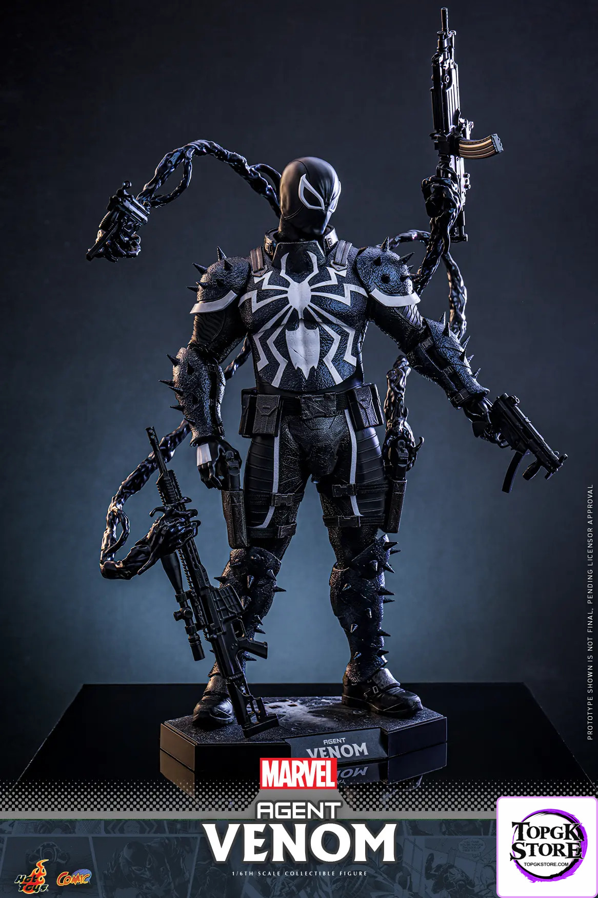 Hottoys – Marvel 1/6 CMS025 Agent Venom (Licensed) - Photo 7 | TopGKStore