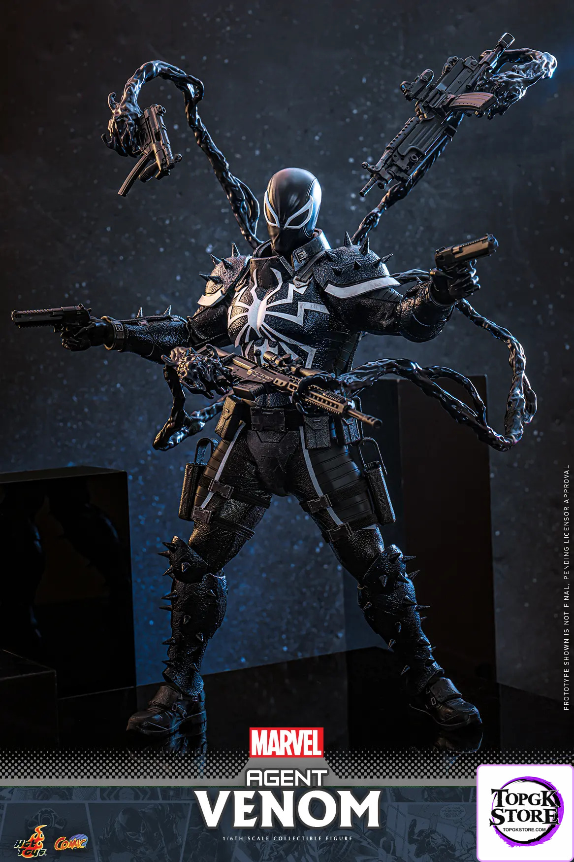 Hottoys – Marvel 1/6 CMS025 Agent Venom (Licensed) - Photo 8 | TopGKStore