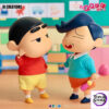 IO CREATIONS – Crayon Shin-chan Q-Bounce Series Kazama & Nohara Shinnosuke Soft Vinyl Articulated Figure (Licensed)