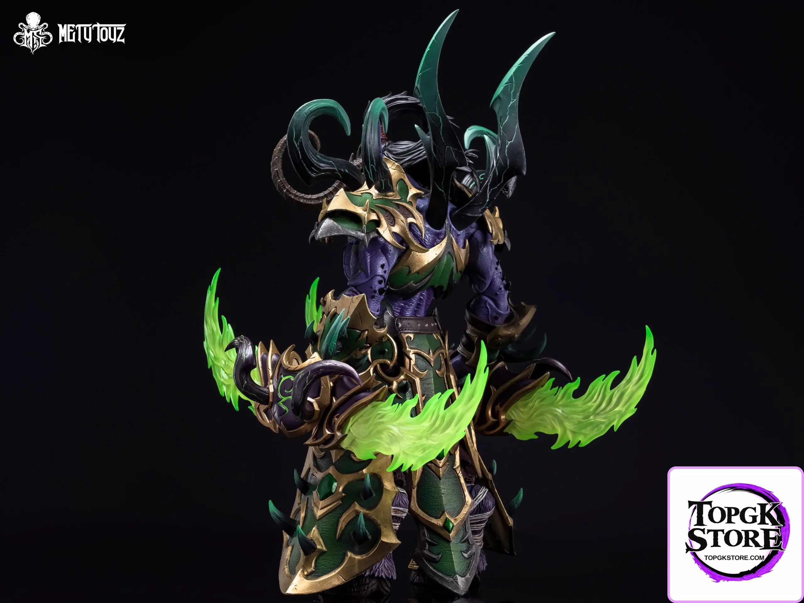 METYTOYZ – World of Warcraft Illidan Stormrage WF2025 Exclusive Demon Hunter Emperor Armor Edition Action Figure - Phot
