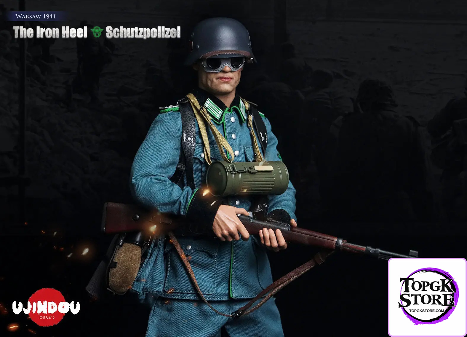 UJINDOU – 1/6 The Iron Heel-WWII German Schutzpolizei Warsaw 1944 UD9057 (Licensed) - Photo 22 | TopGKStore