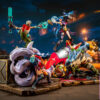 PureArts Studio – League of Legends 2XKO Jinx and Warwick VS Ahri and Ekko 1/ 10 Scale Statue (Licensed) - Photo 9 | To