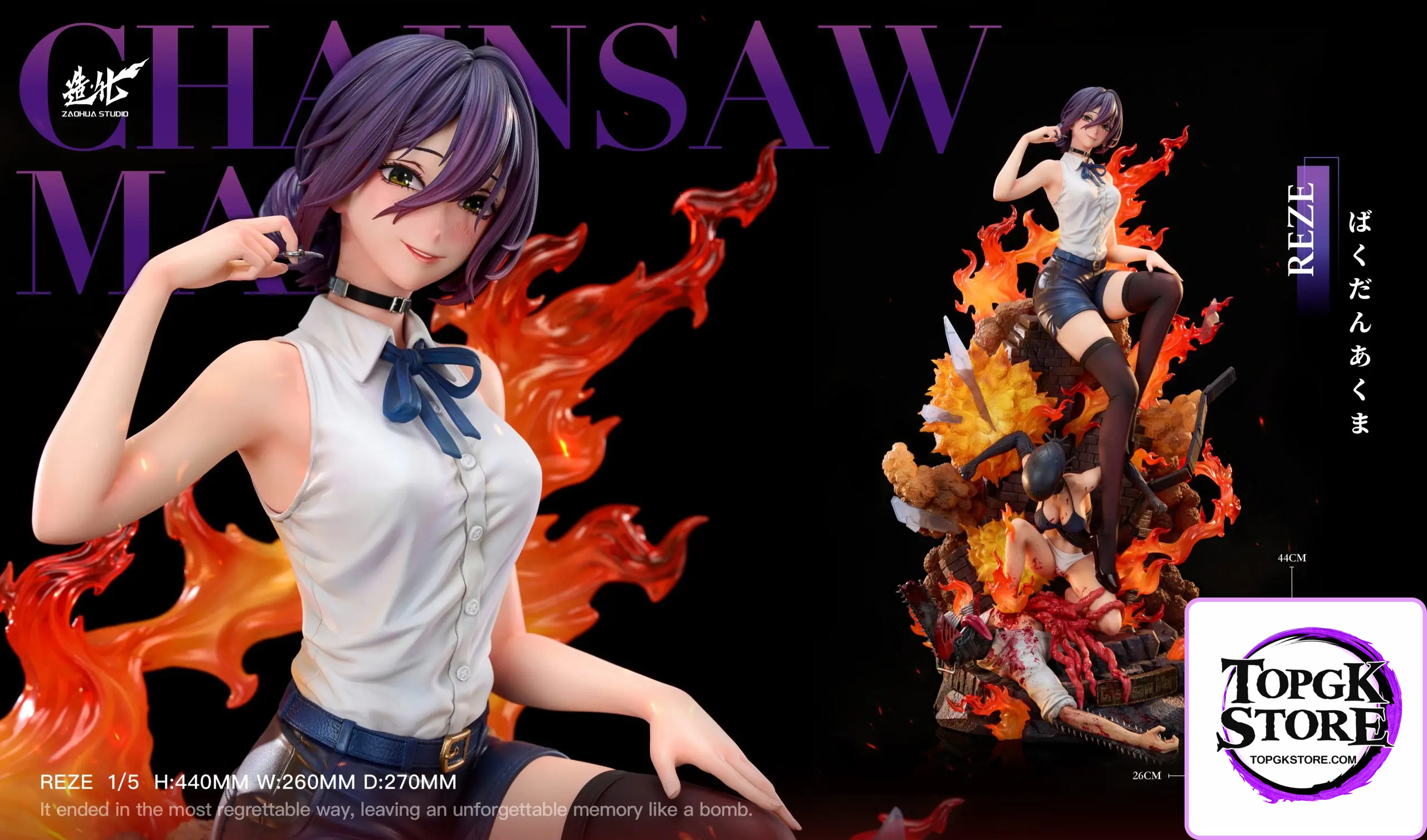 Zao Hua Studio – Reze X Bomb Demon Chainsaw Man - Photo 14 | TopGKStore