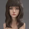 True1Toys - TVH007 Nini Cast Resin 1:6 Female Head with Movable Eyes (Licensed) - Photo 1 | TopGKStore