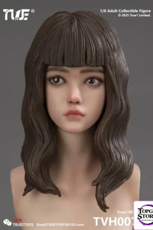 True1Toys - TVH007 Nini Cast Resin 1:6 Female Head with Movable Eyes (Licensed) - Photo 1 | TopGKStore
